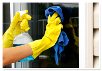 graphic image showing our commercial window cleaning company